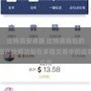 比特派安卓版 比特派钱包的资产快照功能在多链交易中的应用